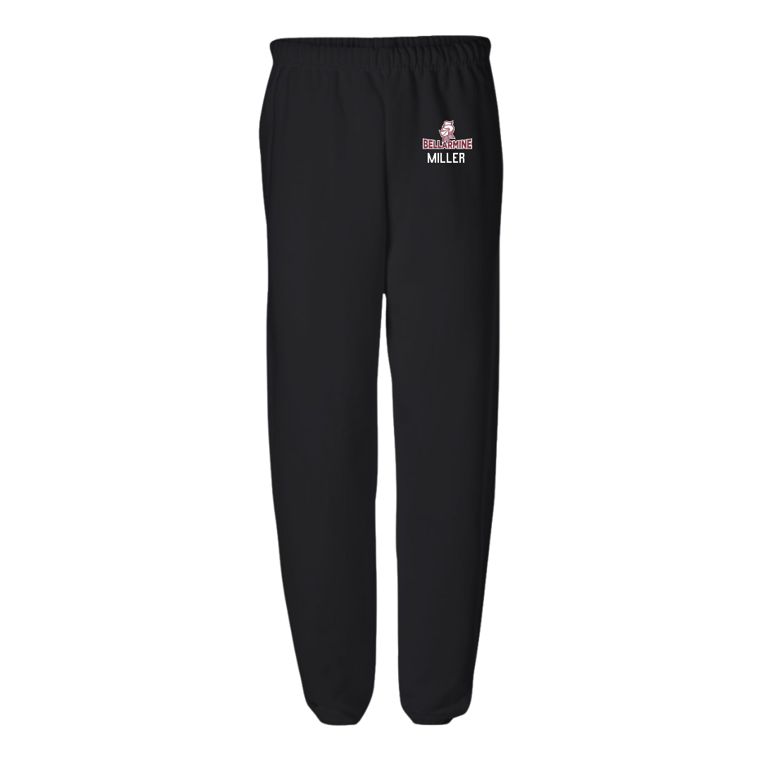 Bellarmine University Wrestling (M) Black Sweatpants - Cael Miller