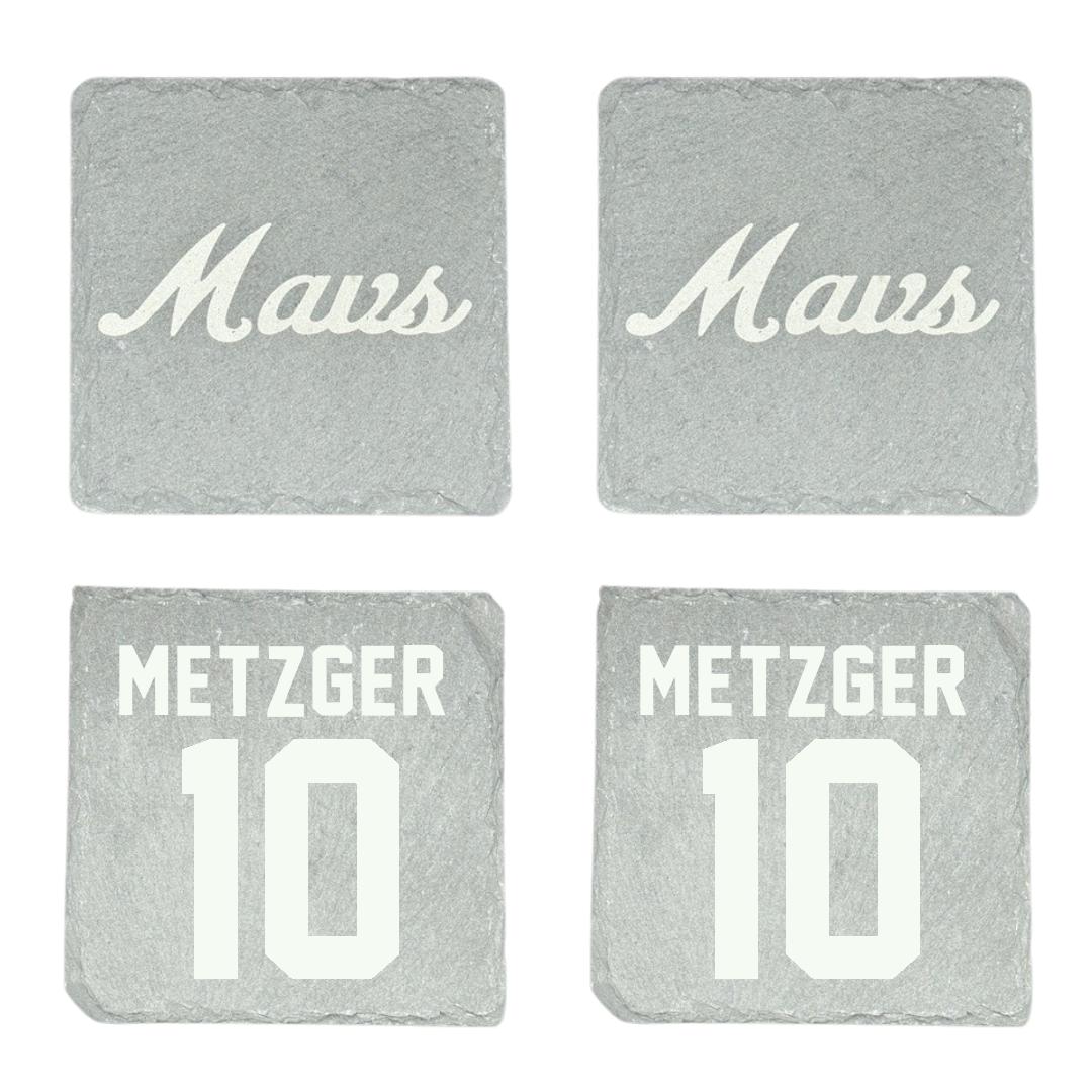 Mercy University Soccer (W) Stone Coaster (4 Pack)  - #10 Hailey Metzger