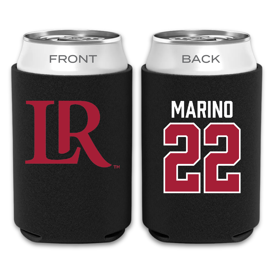 Lenoir-Rhyne University Lacrosse Black Can Cooler - #22 Cade Marino