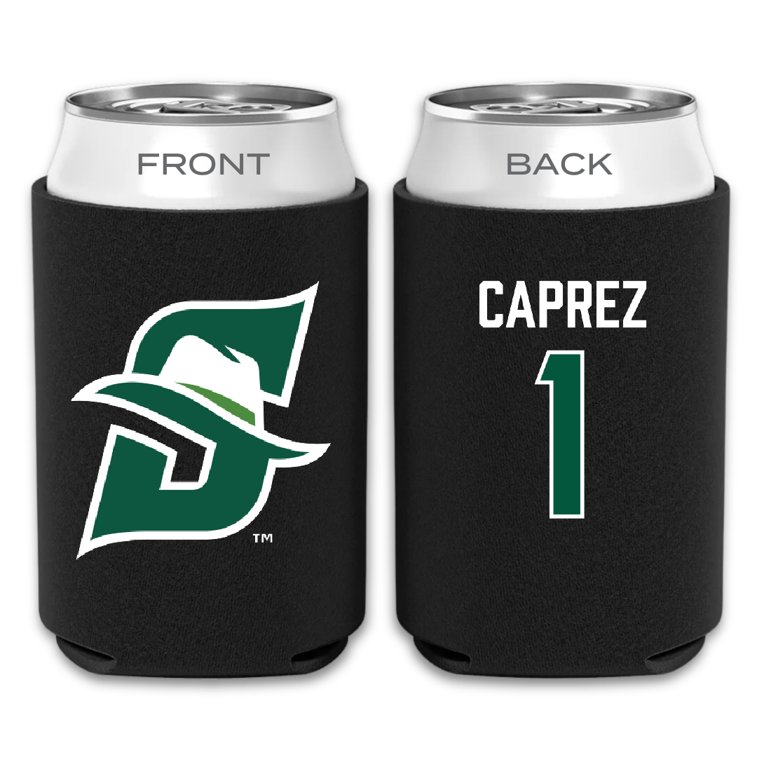 Stetson University Soccer (W) Black Can Cooler - #1 Mackenzie Caprez