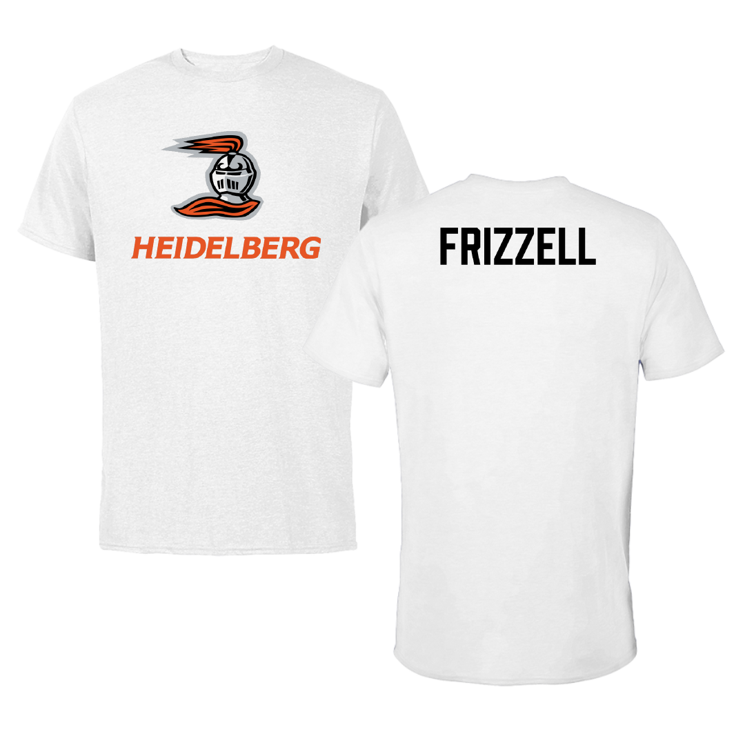 Heidelberg University Wrestling White Performance Tee - Owen Frizzell