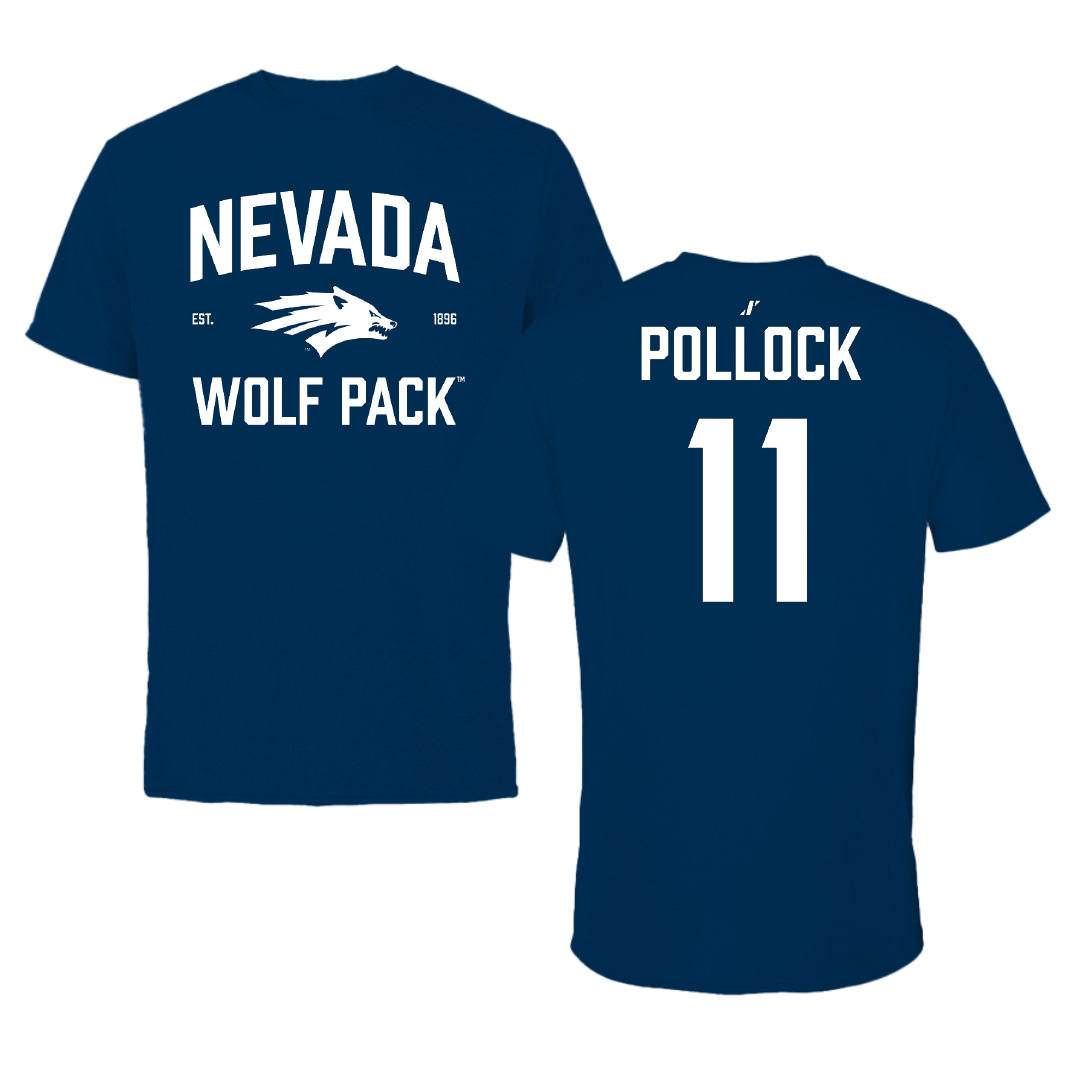 University of Nevada Baseball Navy General Tee - #11 Aiden Pollock