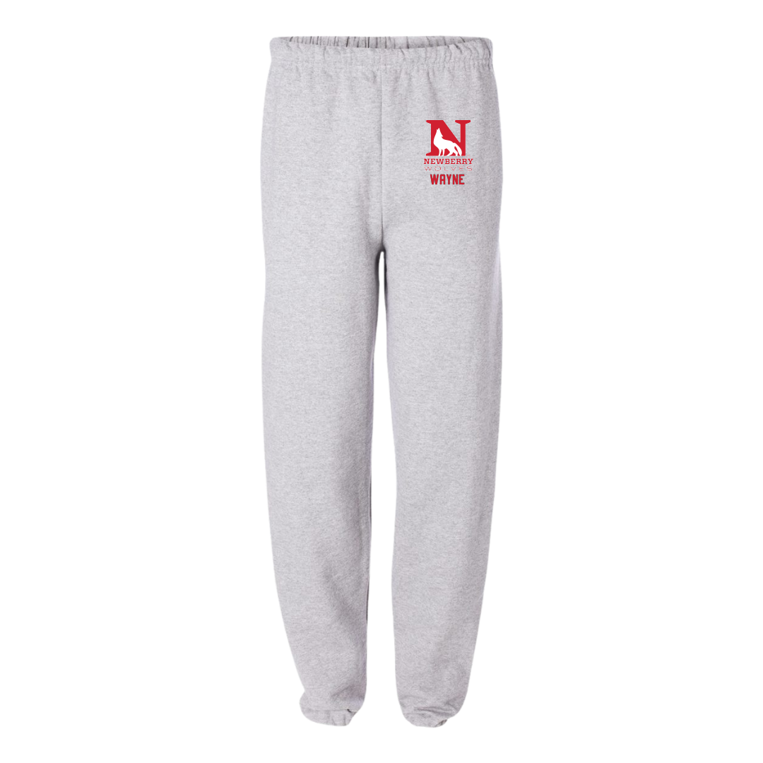 Newberry College Baseball Light Gray Sweatpants - #32 TJ Wayne