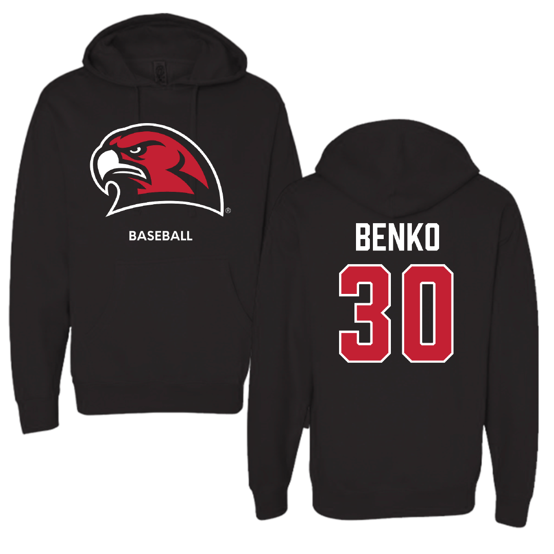 Miami University (Ohio) Baseball Black Hoodie - #30 Troy Benko