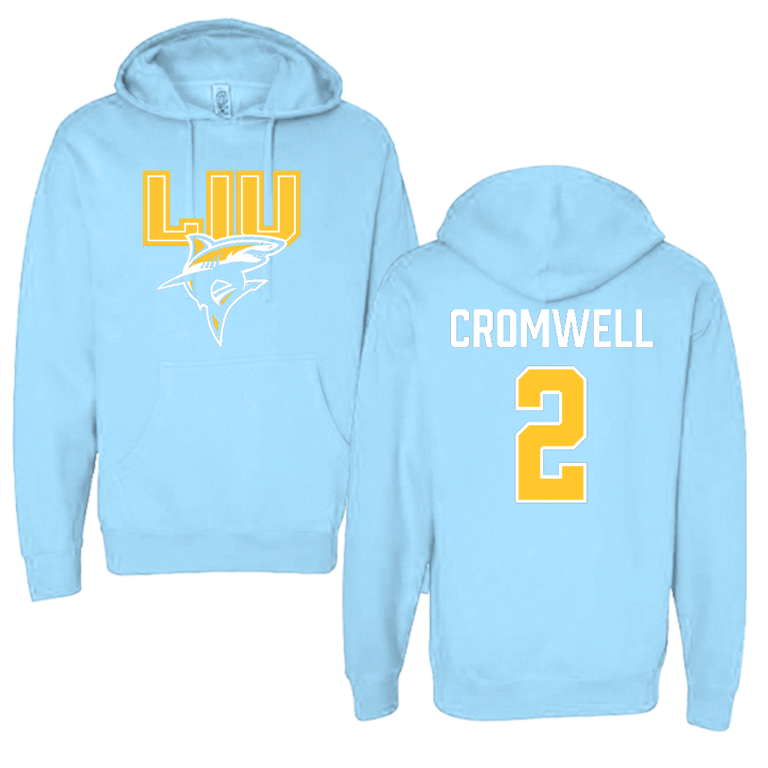 Long Island University Acrobatics & Tumbling Blue Hoodie - #2 Raegan Cromwell