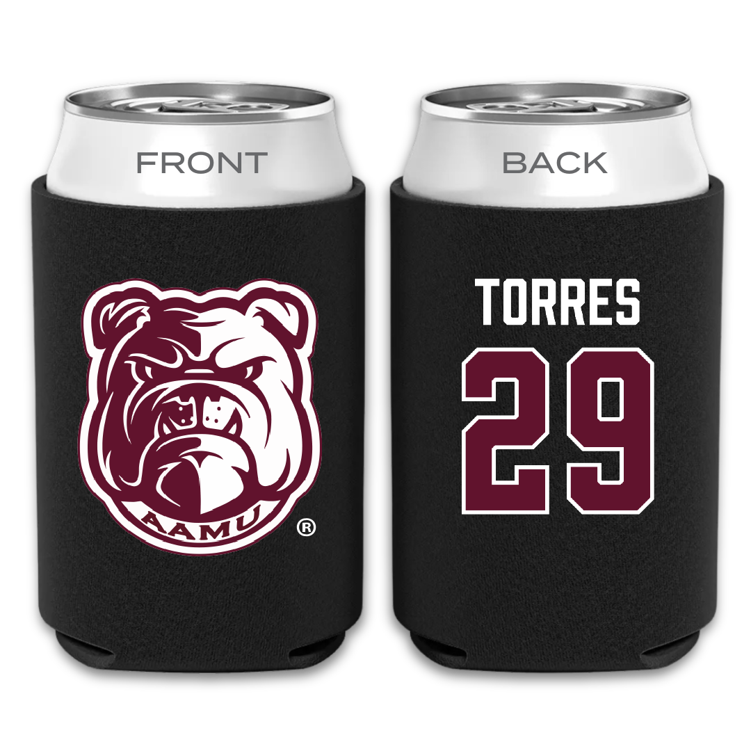 Alabama A&M University Baseball Black Can Cooler - #29 Antonio Torres