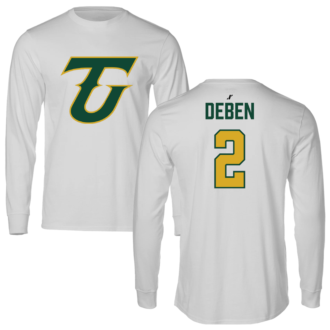 Tiffin University Soccer Light Gray Long Sleeve - #2 Yago Deben