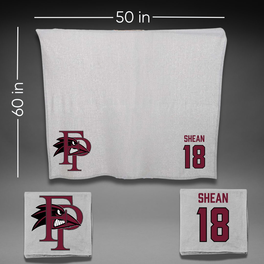 Franklin Pierce University Soccer (W) Gray Blanket - #18 Makenzie Shean
