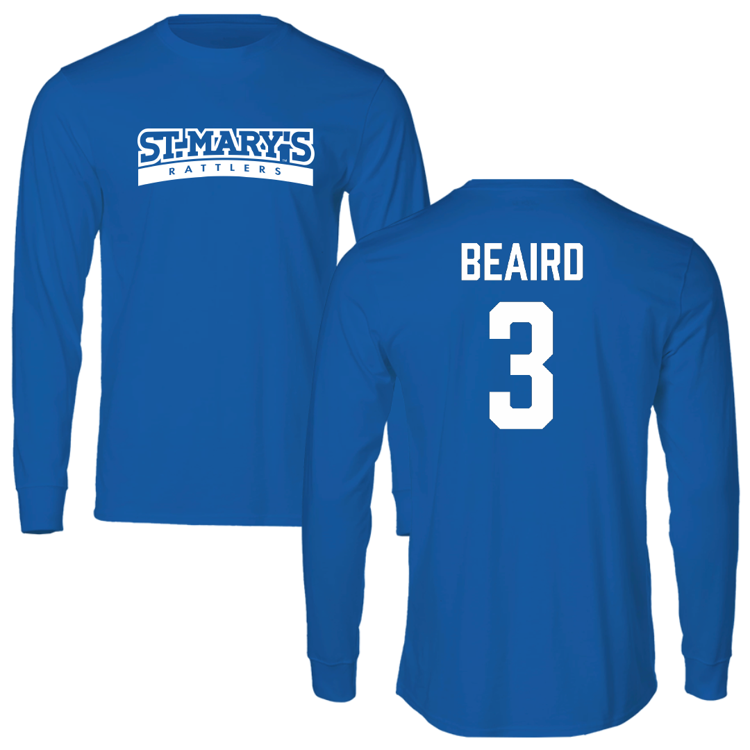 St. Mary's University (Texas) Baseball Blue Performance Long Sleeve - #3 Ashton Beaird