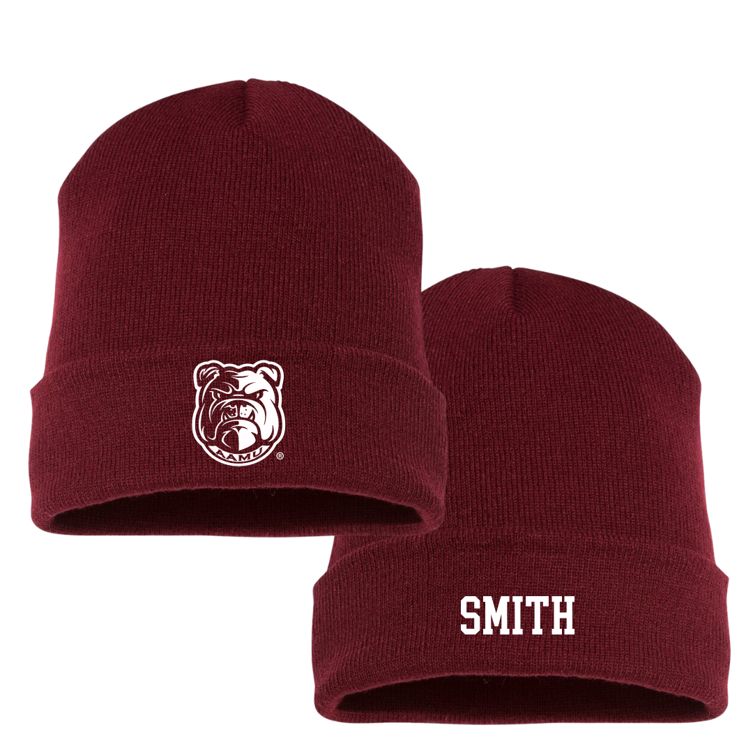 Alabama A&M University TF and XC Maroon Beanie - Victoya Smith