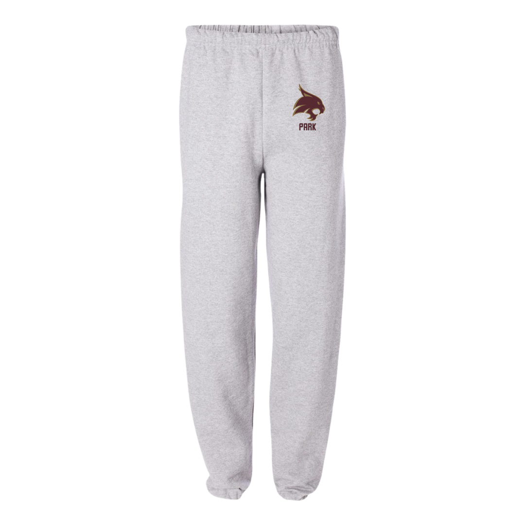 Texas State University Baseball Light Gray Sweatpants - #3 Dawson Park
