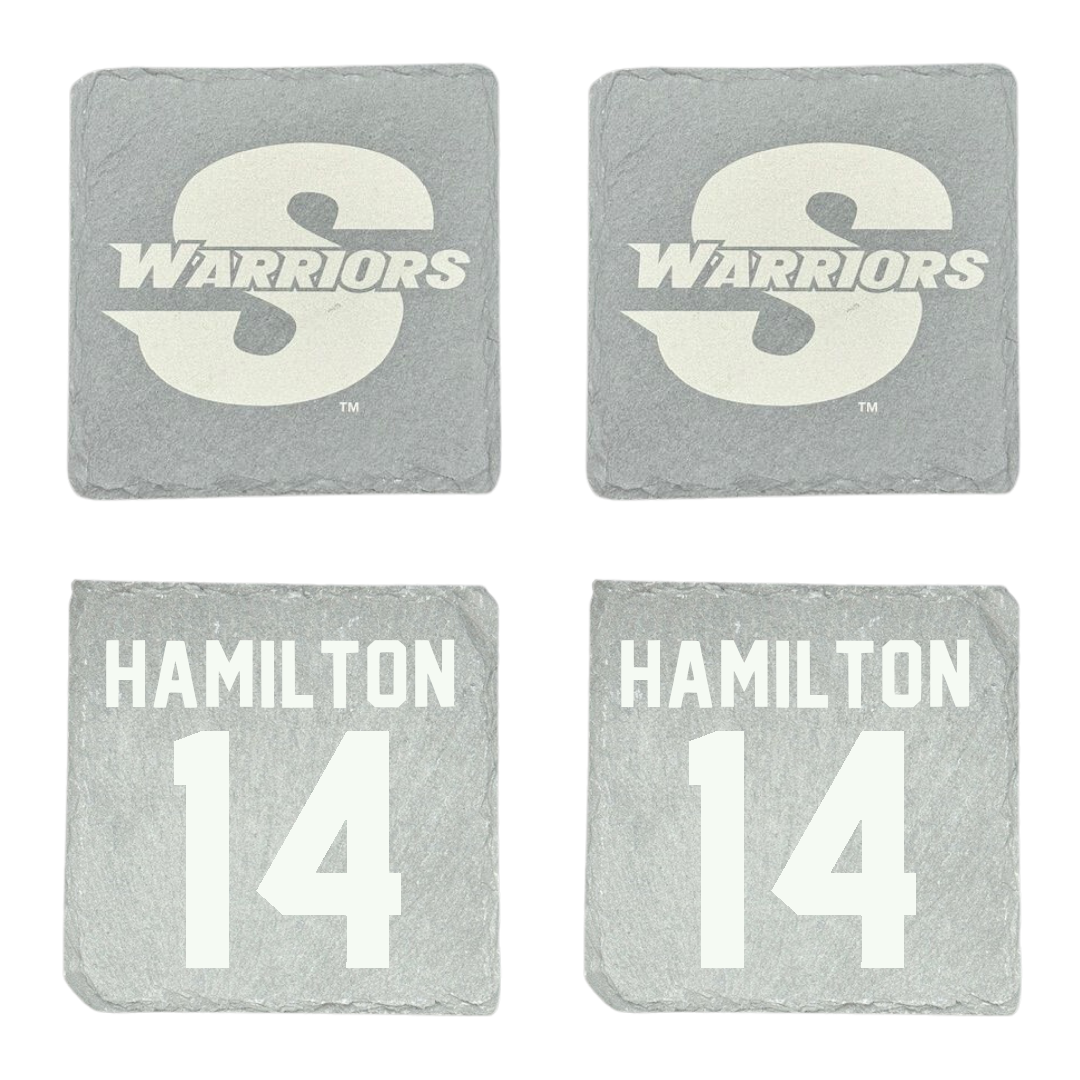 Stanislaus State Volleyball (W) Stone Coaster (4 Pack)  - #14 Lauren Hamilton