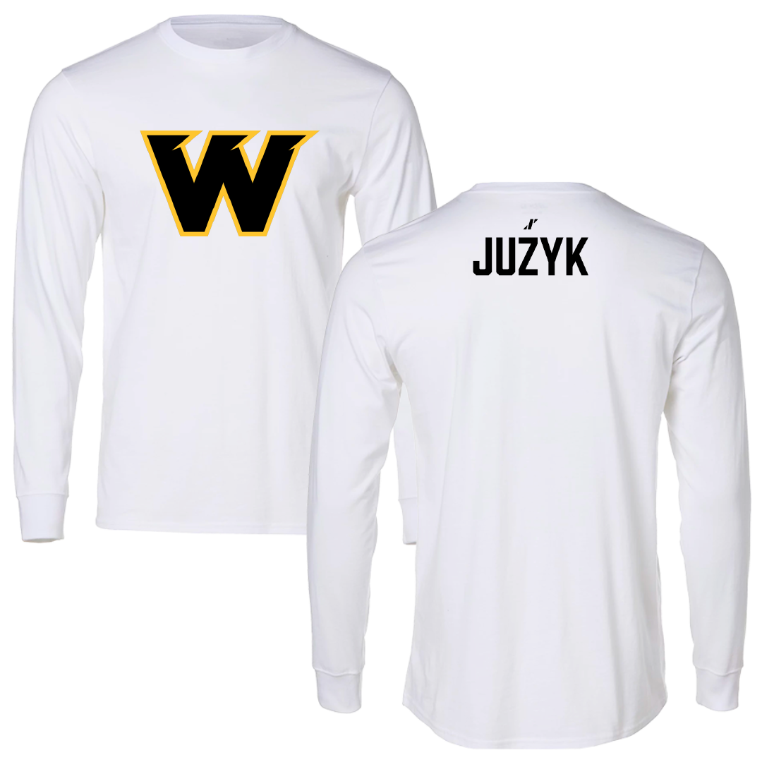 Wayne State College (Nebraska) TF and XC White Long Sleeve - Vendell Juzyk