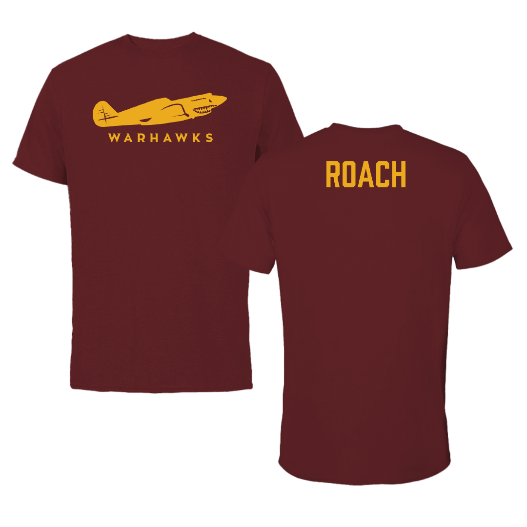 University of Louisiana Monroe TF and XC Maroon Performance Tee - Stafon Roach