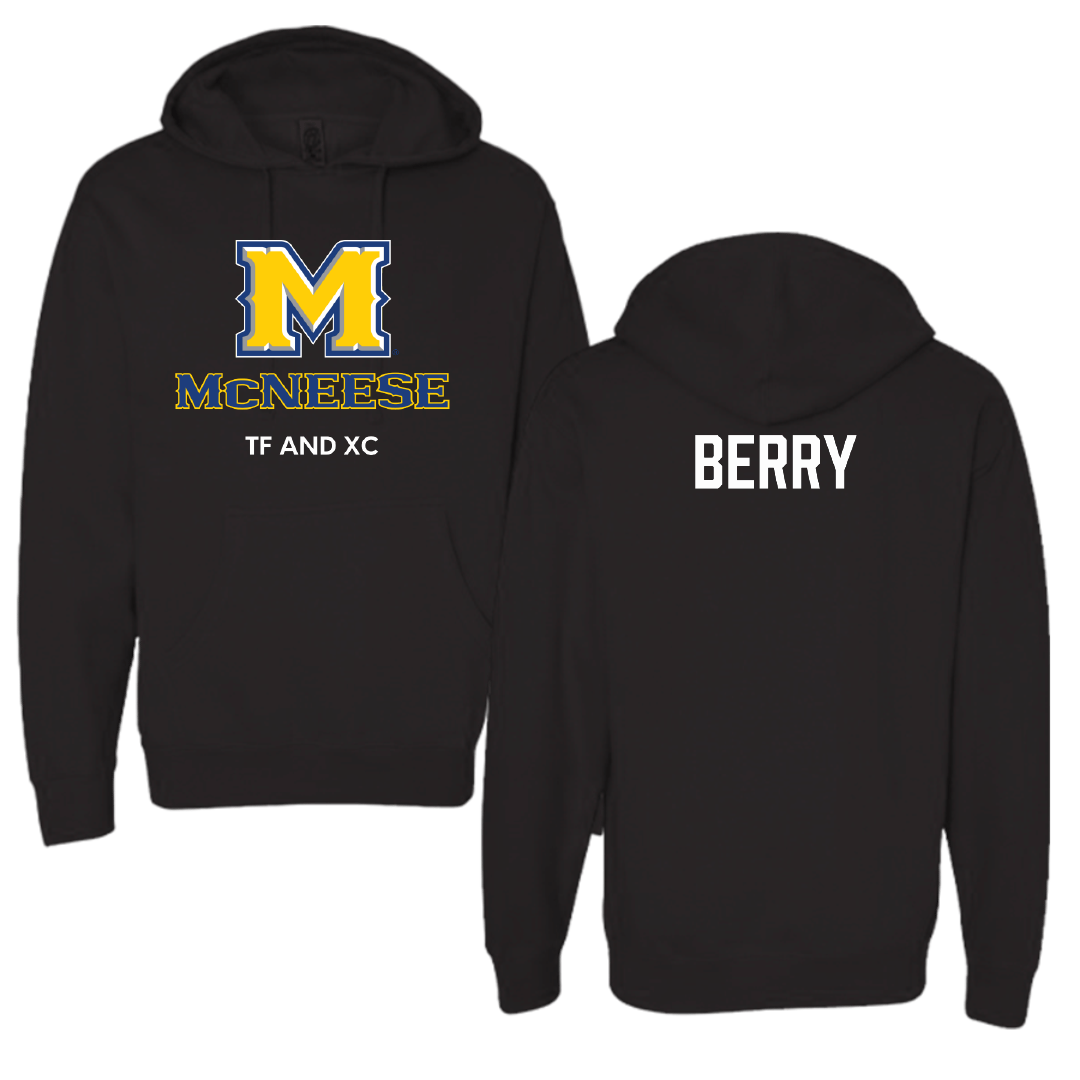 McNeese State University TF and XC Black Hoodie - Michael Berry