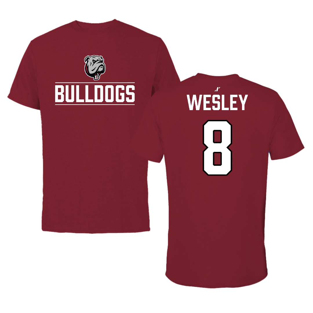 Dean College Football Cardinal General Tee - #8 Mar Wesley