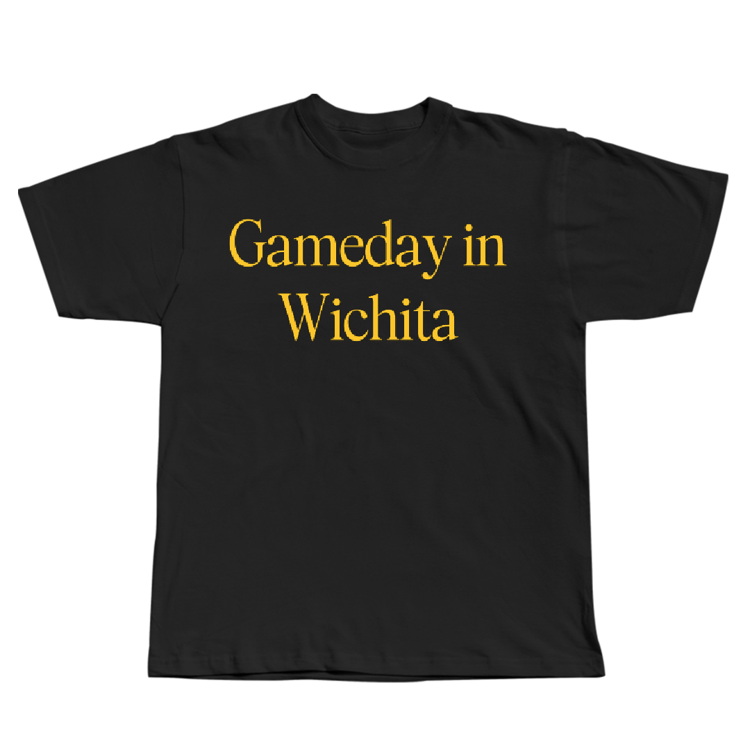 Wichita State University Softball Black Gameday Tee - #78 Aeryn Shuman