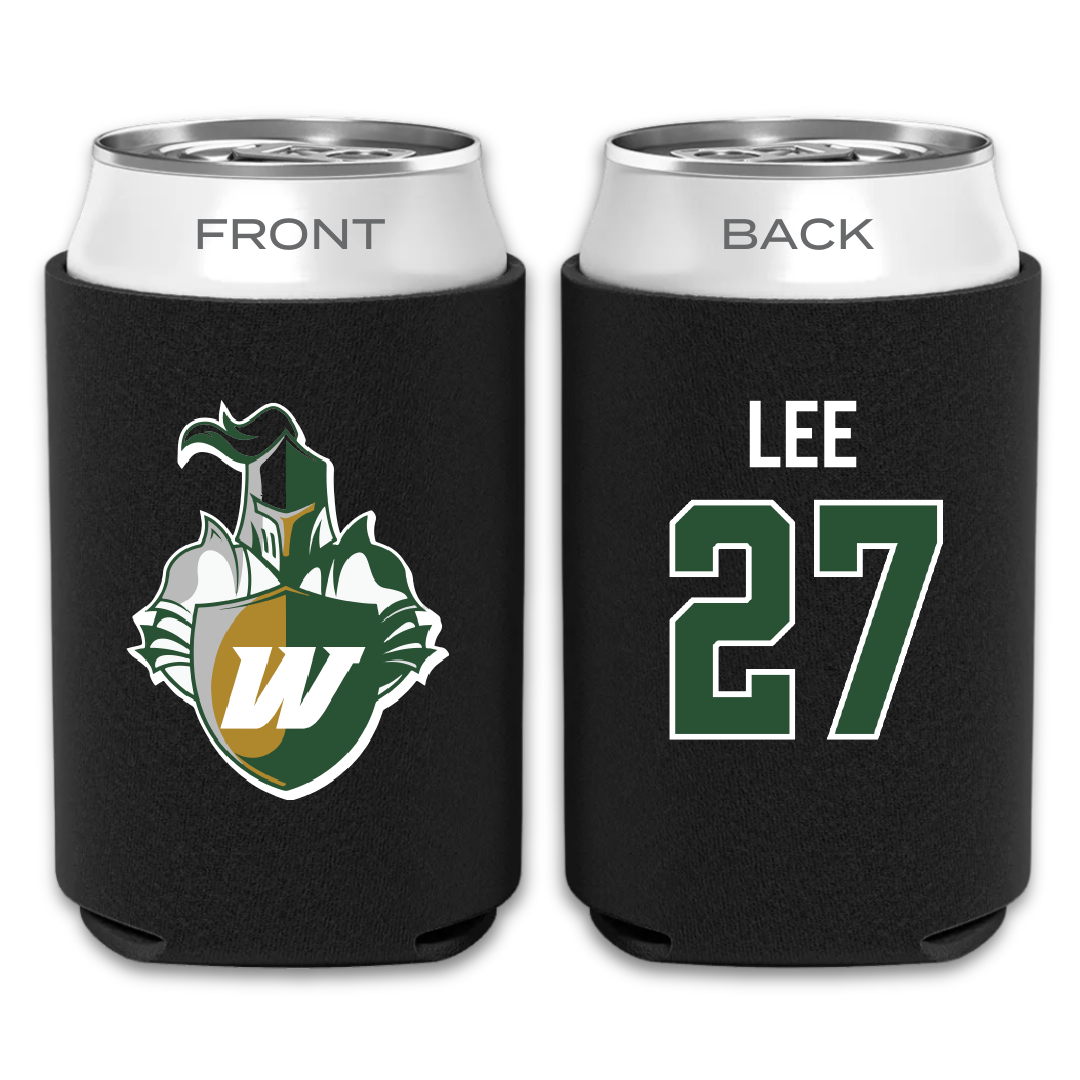 Webber International University Football Black Can Cooler - #27 Jaylin lee