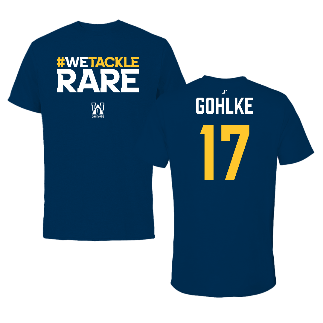 Volleyball (W) Navy Uplifting Athletes Tee - #17 Bailey Gohlke