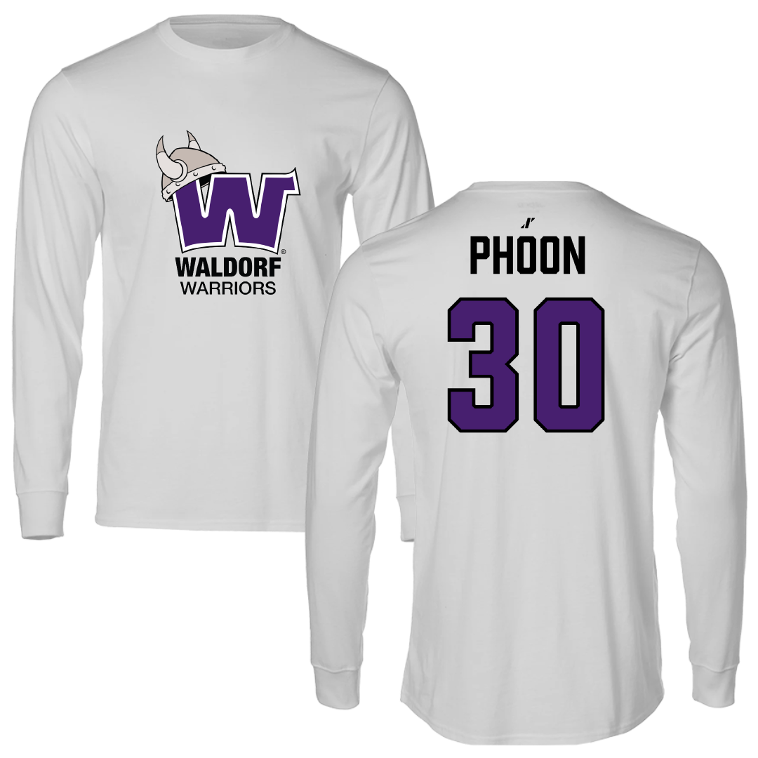 Waldorf University Soccer (M) Light Gray Performance Long Sleeve - #30 Dickson Phoon