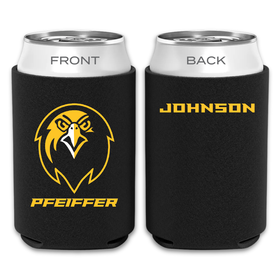 Pfeiffer University TF and XC Black Can Cooler - Kohen Johnson