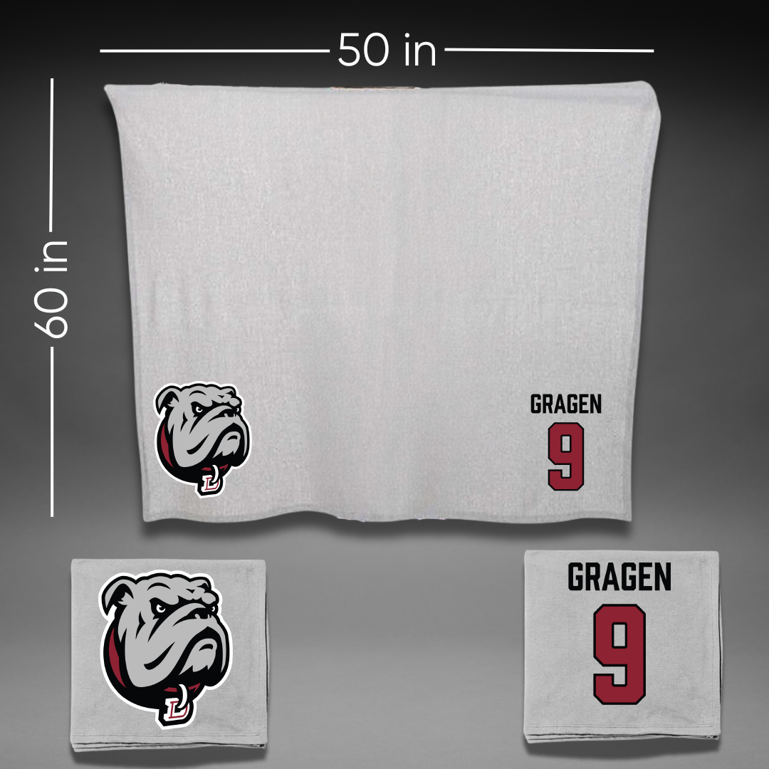Dean College Field Hockey (W) Gray Blanket - #9 Emma Gragen