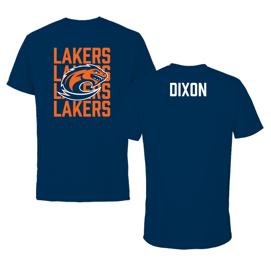 Clayton State University TF and XC Navy General Performance Tee - Emanuel Dixon