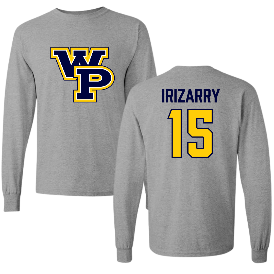 William Penn University Football Sport Gray Long Sleeve - #15 Rafael Irizarry
