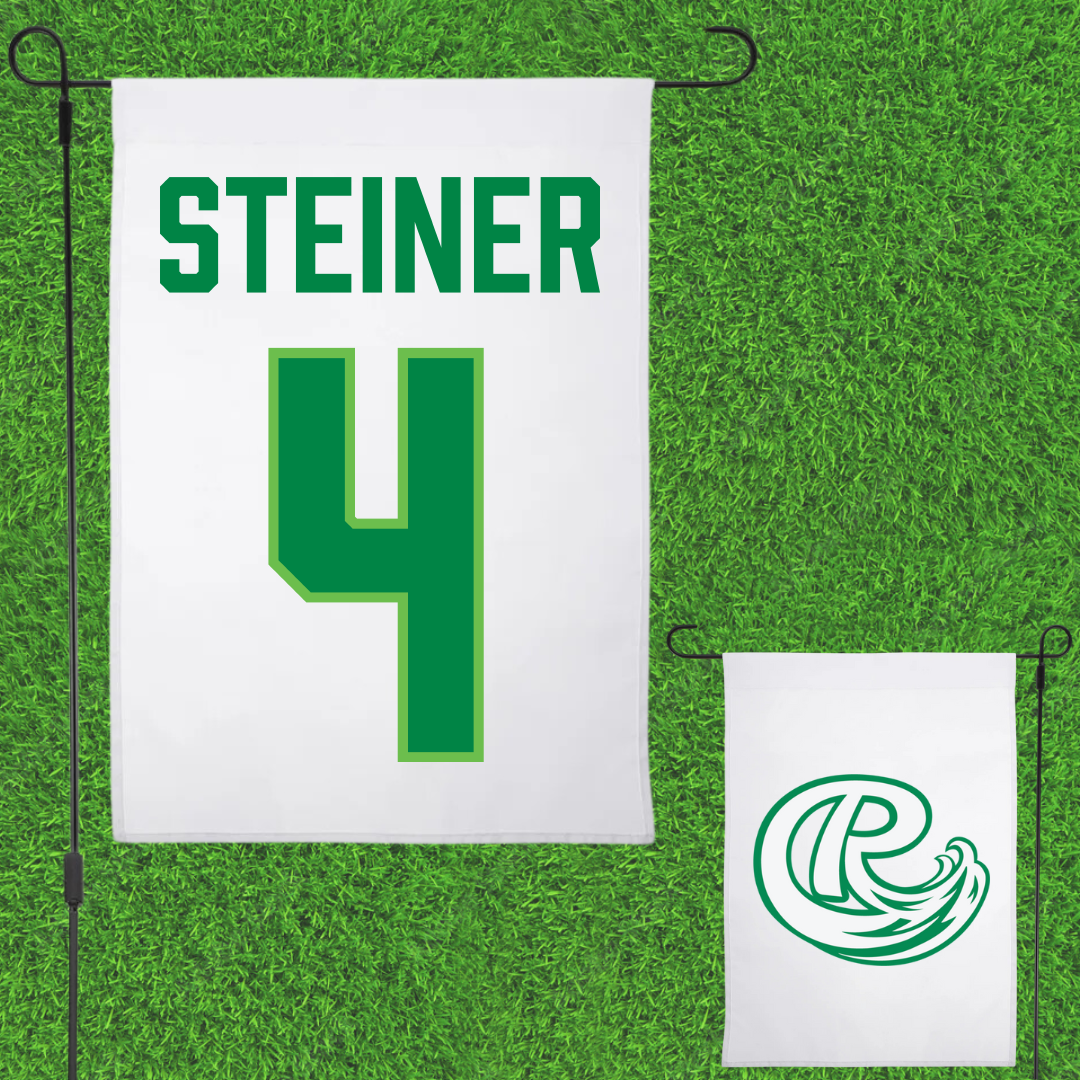 Roosevelt University Basketball White Garden Flag - #4 Broden Steiner