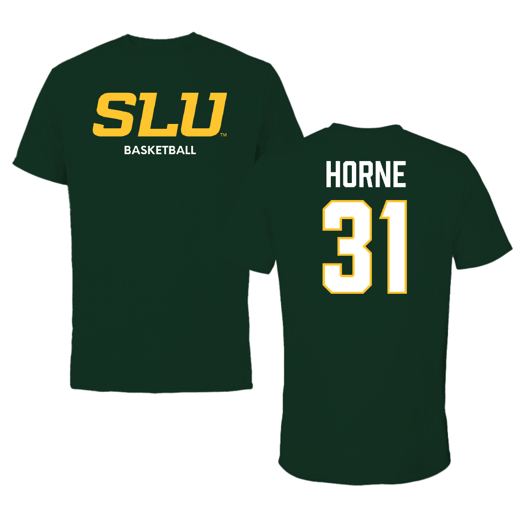 Southeastern Louisiana University Basketball (W) Forest Green Tee - #31 Alexius Horne