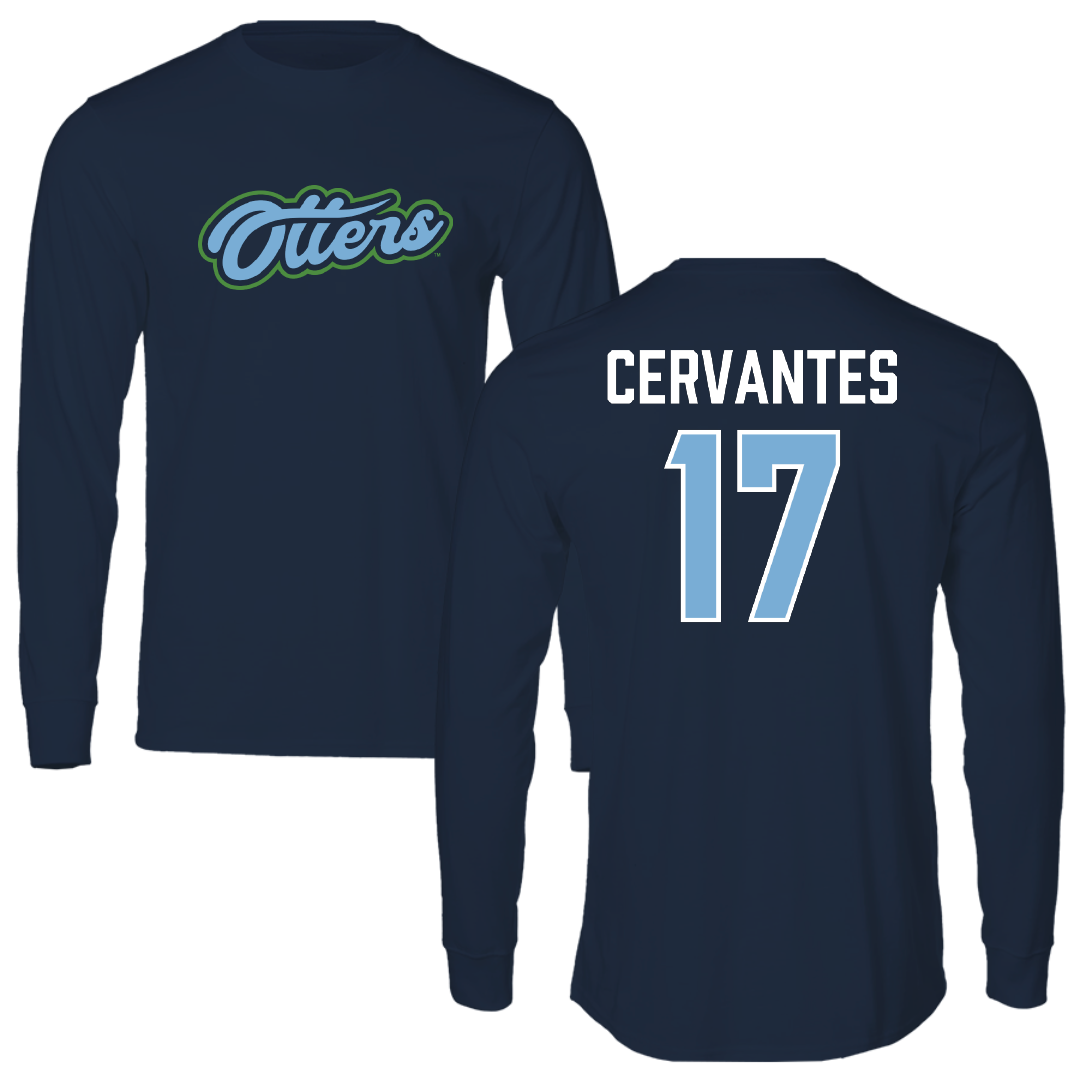 Cal State Monterey Bay Softball Navy Long Sleeve - #17 Sofia Cervantes