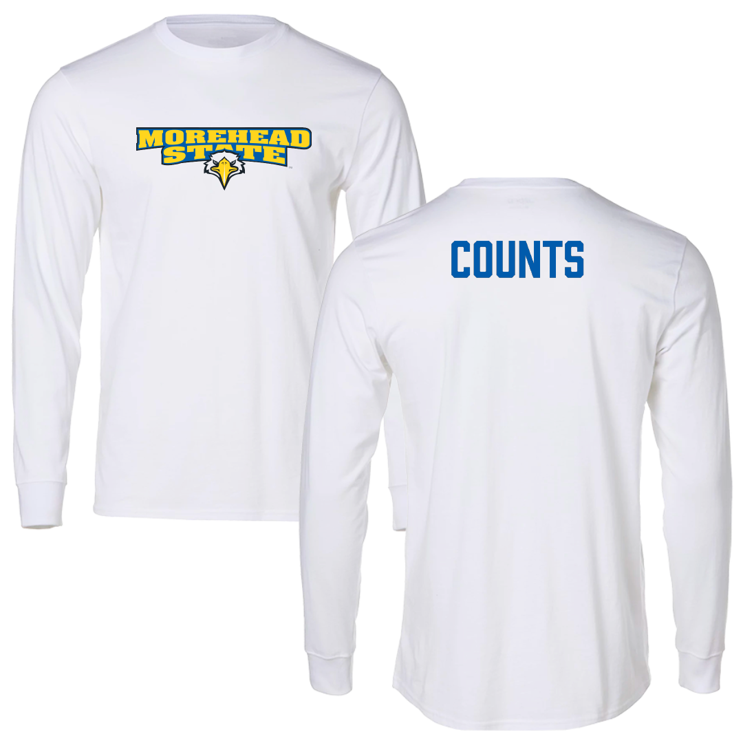 Morehead State University TF and XC White Long Sleeve - Maryah Counts
