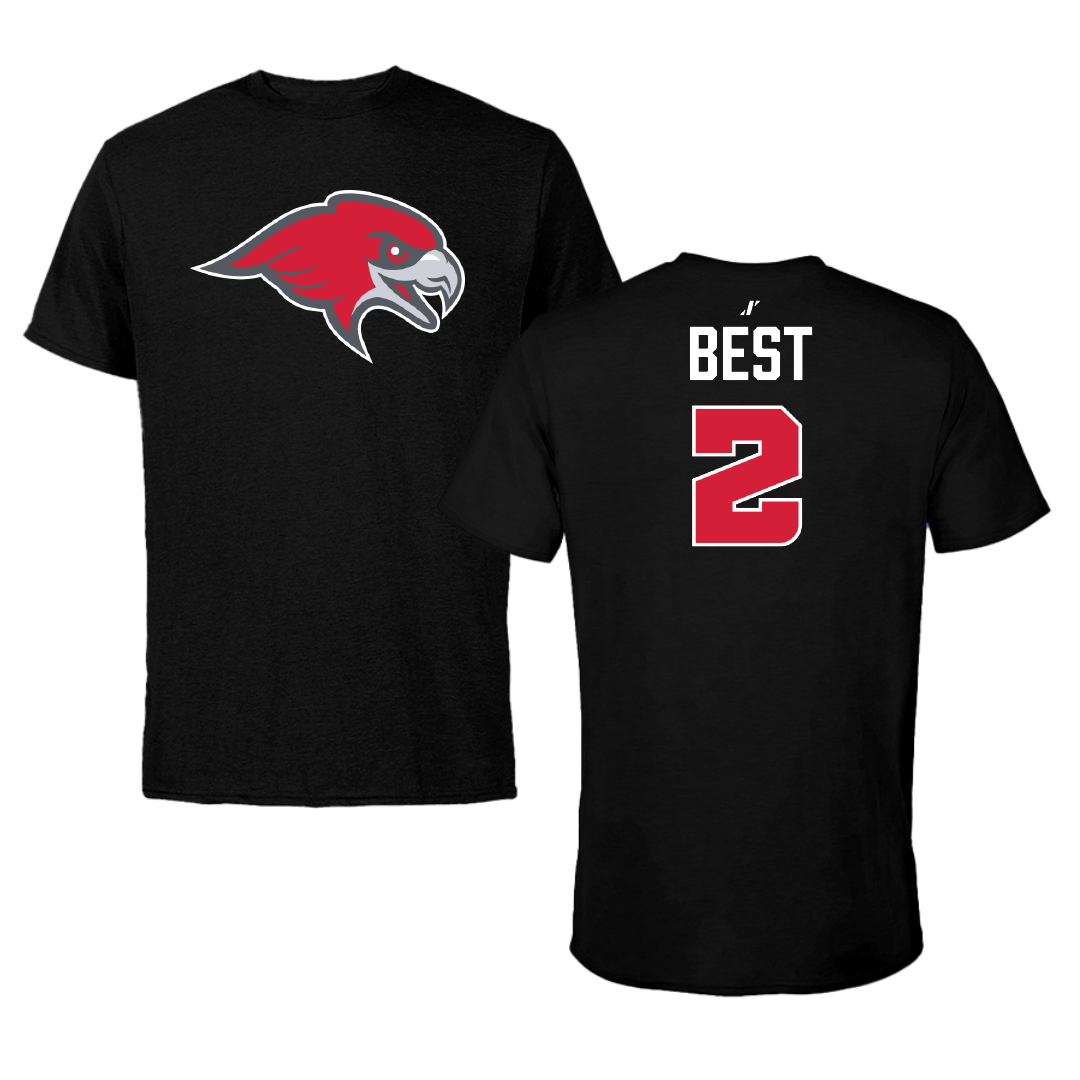 Montclair State University Football Black Performance Tee - #2 Jun Best