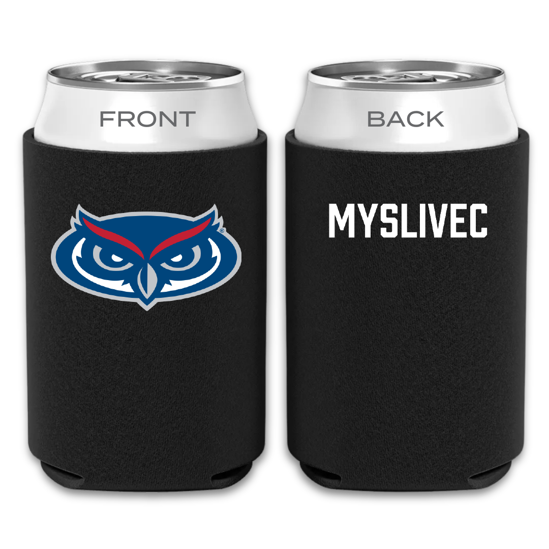 Florida Atlantic University Tennis Black Can Cooler - Simon Myslivec