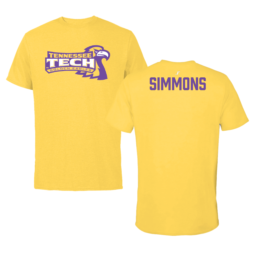 Tennessee Technological University Cheer Yellow Tee - Aiden Simmons