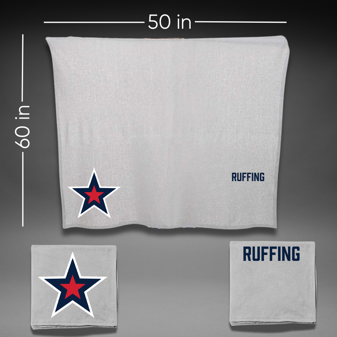 Robert Morris University TF and XC Gray Blanket - Clare Ruffing