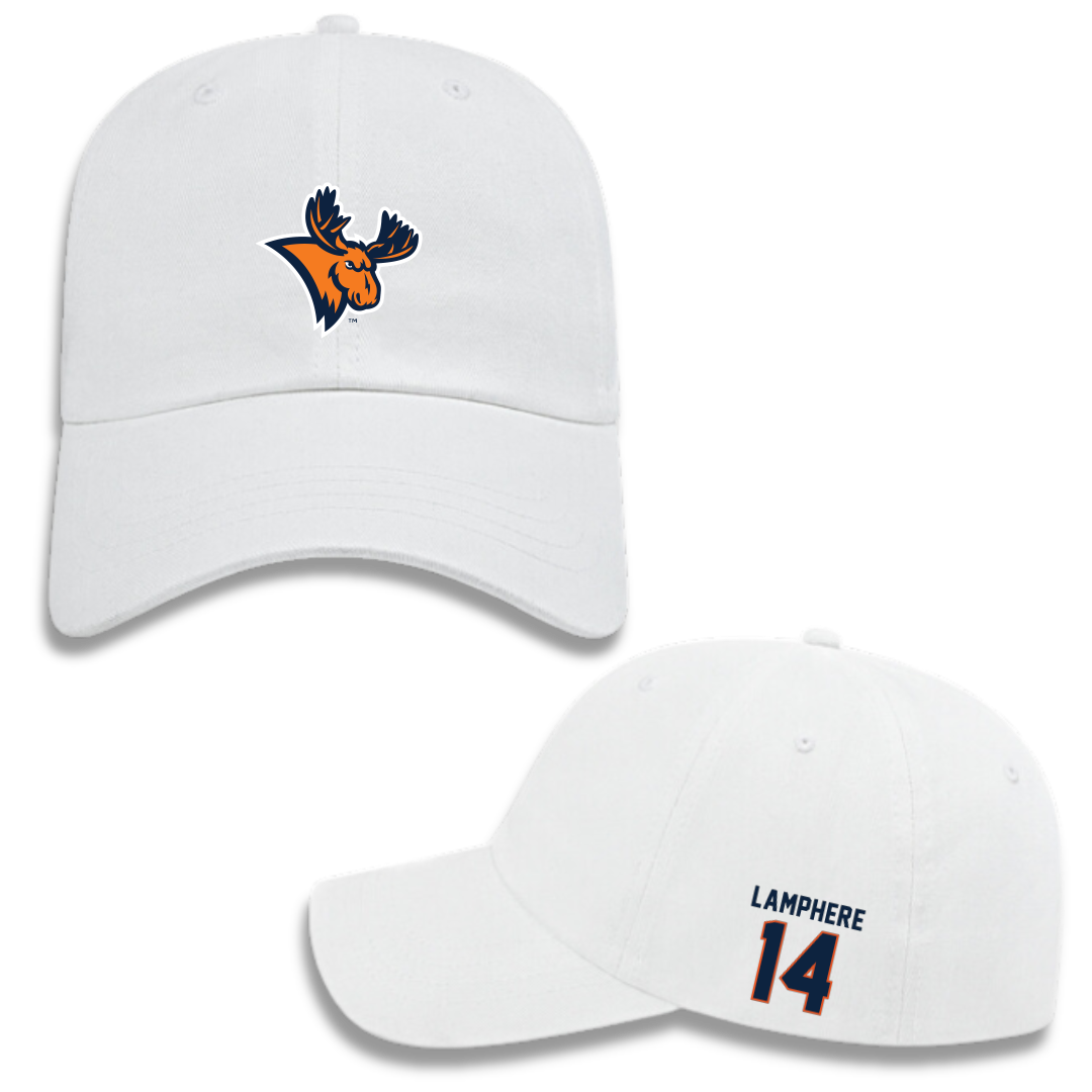 Utica University Soccer (W) White Hat - #14 Rylee Lamphere