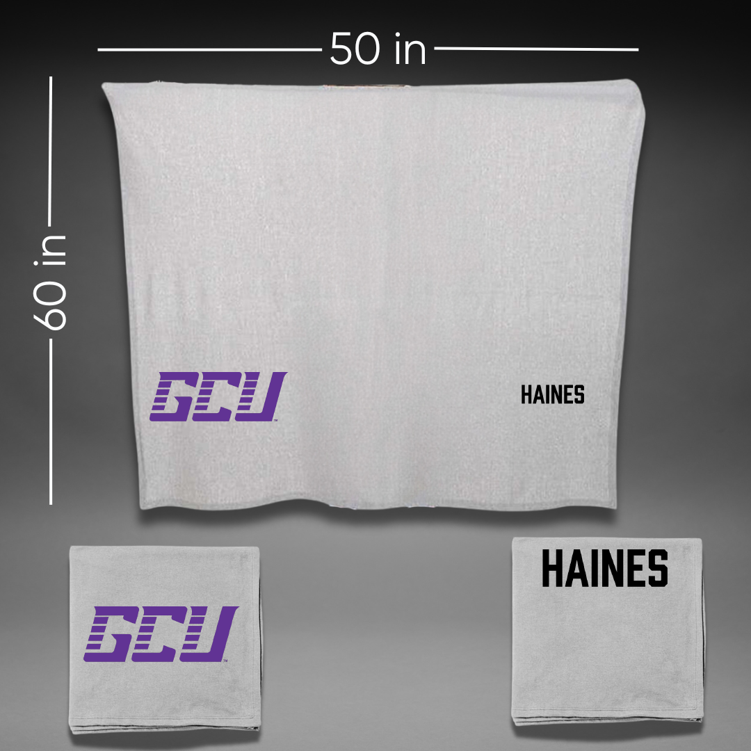 Grand Canyon University Golf (W) Gray Blanket - Jess Haines