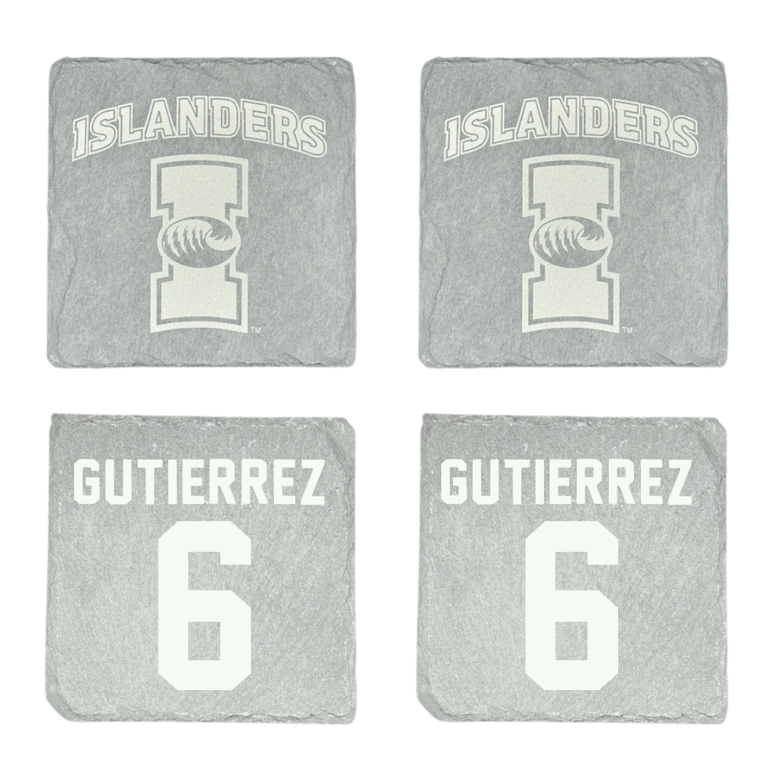 Texas A&M University-Corpus Christi Band Stone Coaster (4 Pack)  - #6 Michael Gutierrez