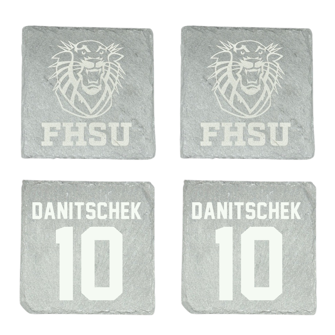 Fort Hays State University Basketball (M) Stone Tigers Coaster (4 Pack)  - #10 Blake Danitschek