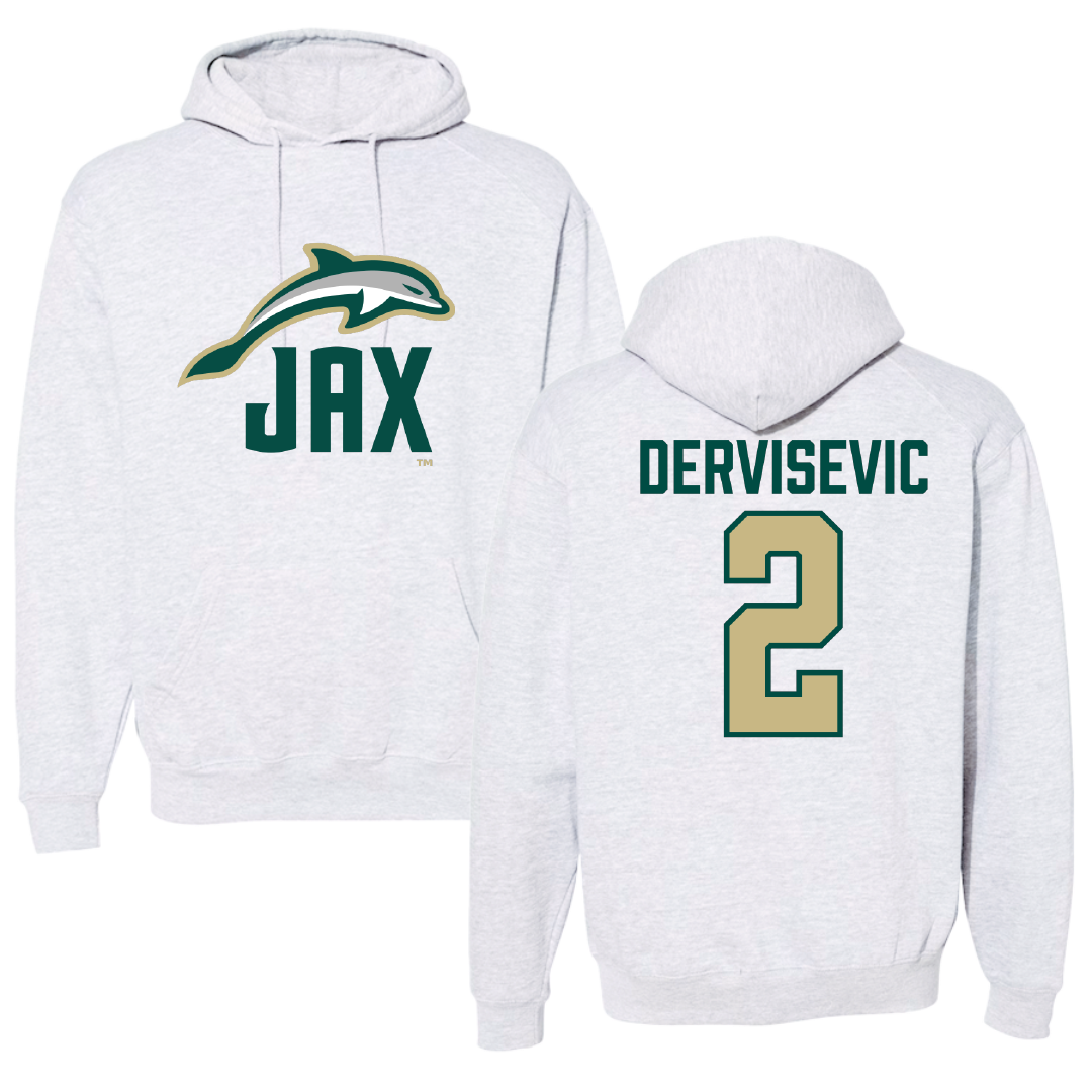 Jacksonville University Volleyball Gray Hoodie - #2 Amina Dervisevic
