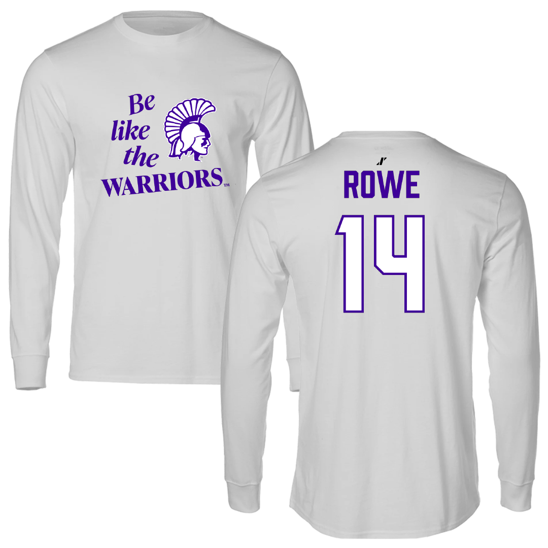Winona State University Softball Light Gray Be Like Us Long Sleeve - #14 Madi Rowe
