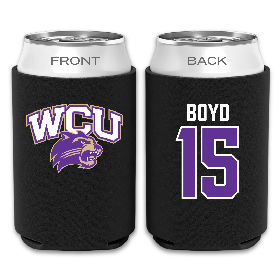 Western Carolina University Football Black Can Cooler - #15 Jai Boyd