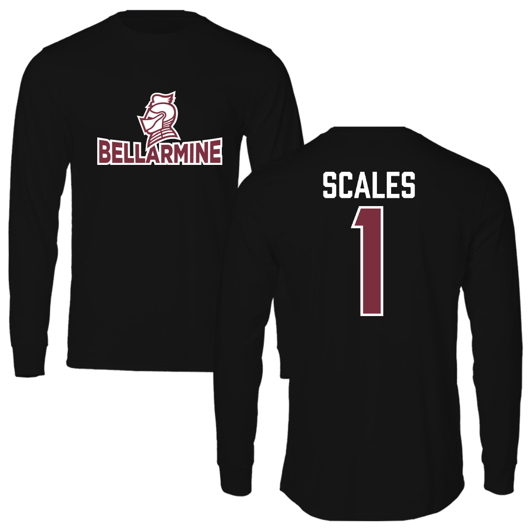 Bellarmine University Baseball Black Long Sleeve - #1 Luke Scales