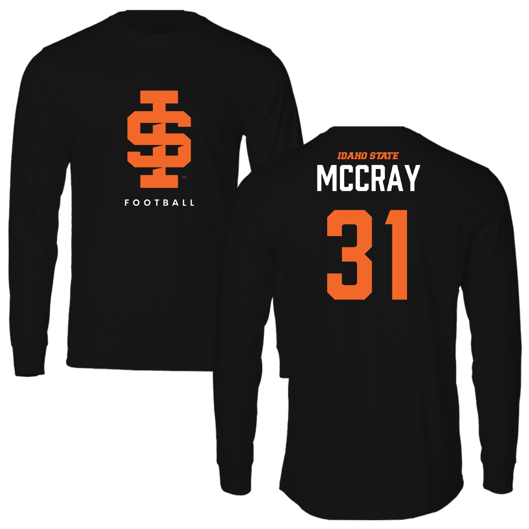 Idaho State University Football Black Long Sleeve - #31 Bryce McCray