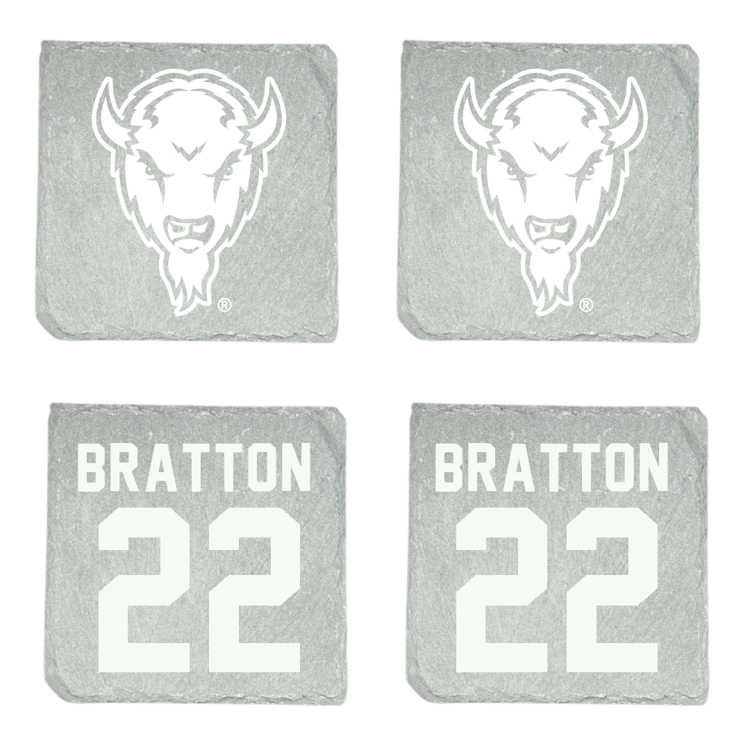 Marshall University Basketball Stone Coaster (4 Pack)  - #22 Emily Bratton