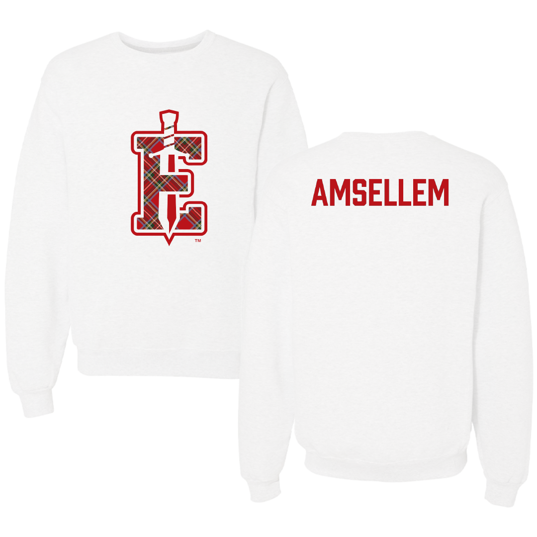 PennWest Edinboro Tennis White Crewneck - Mathis Amsellem