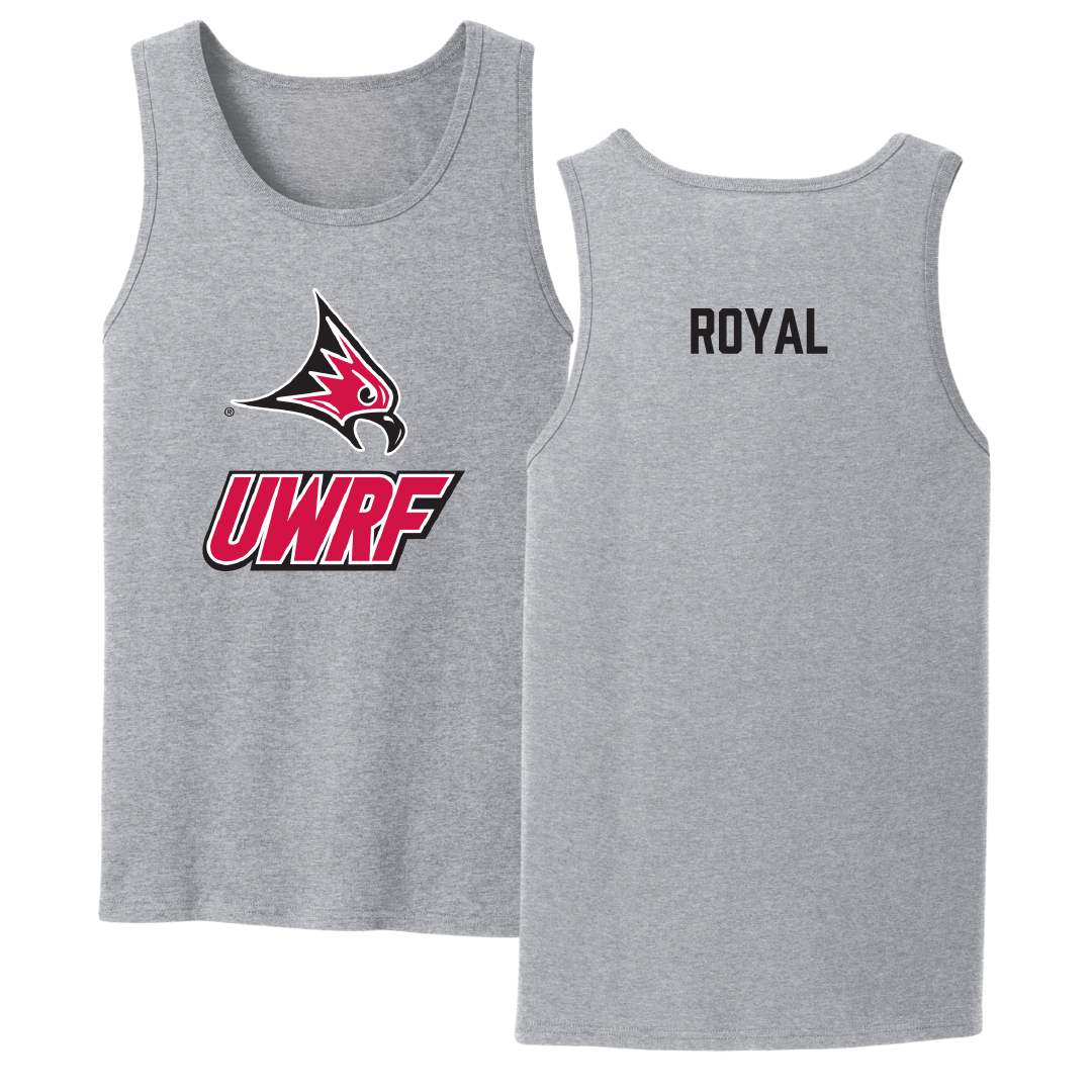 University of Wisconsin-River Falls TF and XC Sport Gray Tank Top - Caleb Royal