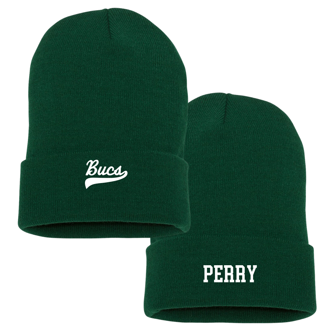 Shelton State Community College Cheer University Green Beanie - Derek Perry