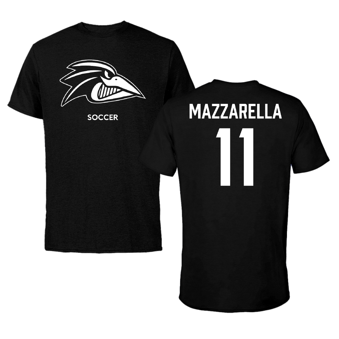 Franklin Pierce University Soccer (W) Black Performance Tee - #11 Audrey Mazzarella